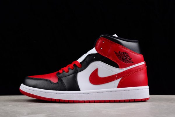 Best Selling Air Jordan 1 Mid “Bred Toe” Basketball Shoes BQ6472-079