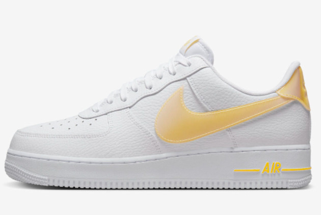 Buy Nike Air Force 1 Low Jumbo Swoosh White Yellow Online DV3505-101