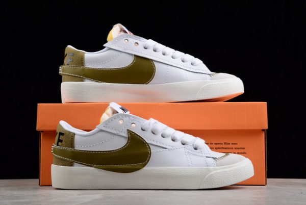 Buy Nike Blazer Low 77 Jumbo White Khaki Sail Unisex Shoes DZ2772-121-4