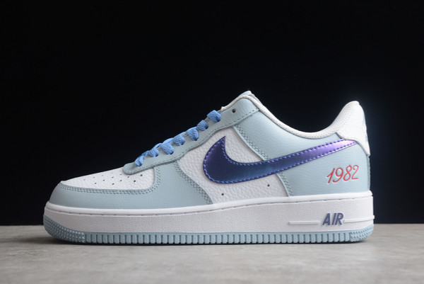 Cheap Sale 2022 Nike Air Force 1 Low White Blue Purple CW1888-609