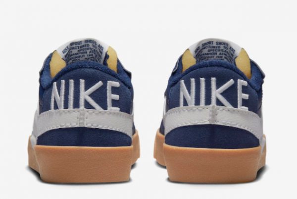 Cheap Sale 2022 Nike Blazer Low Jumbo Navy Gum DR9865-400-3