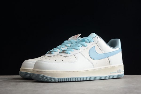 Cheap Sale Nike Air Force 1 White/Light Blue Online CW3388-202-2