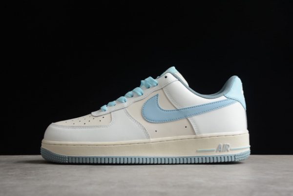 Cheap Sale Nike Air Force 1 White/Light Blue Online CW3388-202