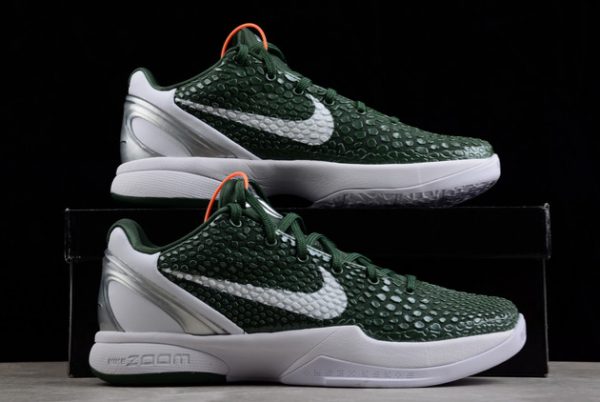 Cheap Sale Nike Zoom Kobe 6 VI TB Dark Green Outlet 454142-300-4