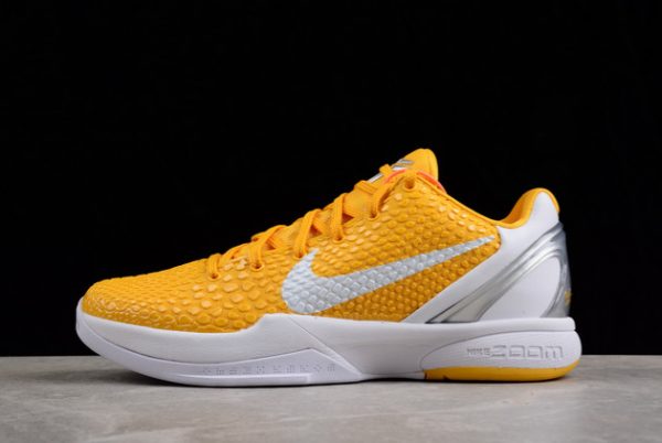 Cheap Sale Nike Zoom Kobe 6 VI TB Yellow For Men 454142-700