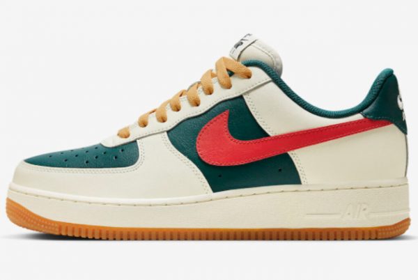 Discount Nike Air Force 1 Low Dark Green Sail Online FD9063-163