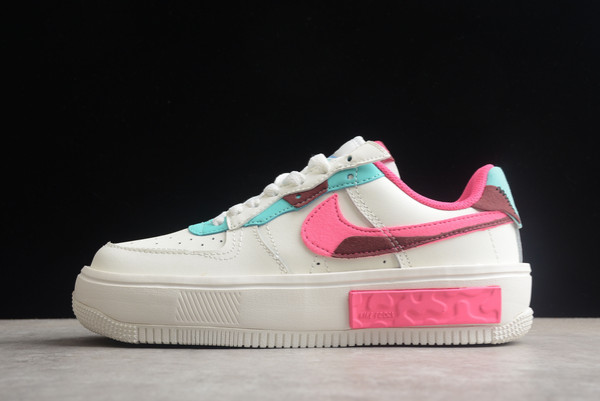 DO6146-101 Nike Air Force 1 Fontanka Sail/Washed Teal/Sangria/Pink Prime Sale