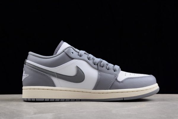 Hot Sell Air Jordan 1 Low “Vintage Grey” Basketball Shoes 553558-053-1