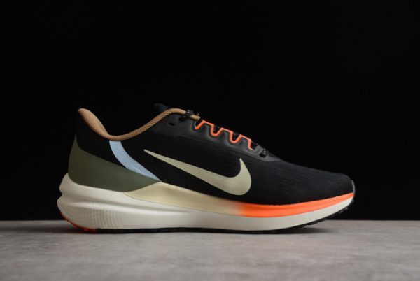 New Release 2022 Nike Air Zoom Winflo 9 Black/Orange-Blue DX6040-071-1