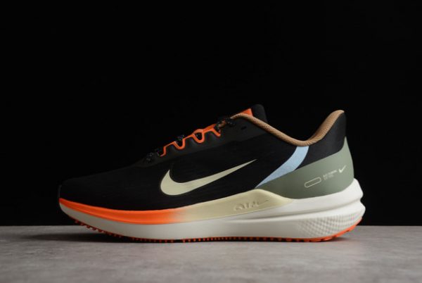 New Release 2022 Nike Air Zoom Winflo 9 Black/Orange-Blue DX6040-071