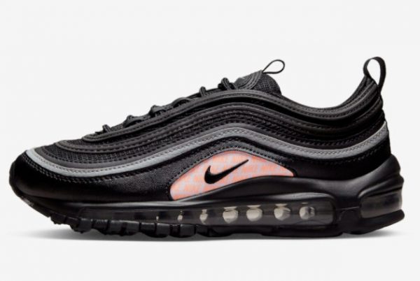 Nike Air Max 97 GS Black/Orange Lifestyle Shoes DZ5636-001