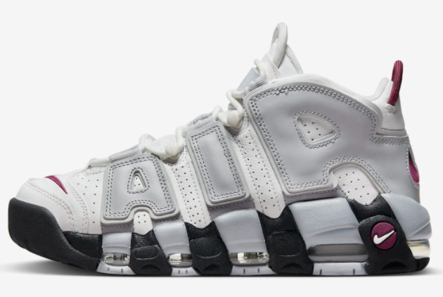 Best Selling 2022 Nike Air More Uptempo White/Grey-Bordeaux DV1137-100