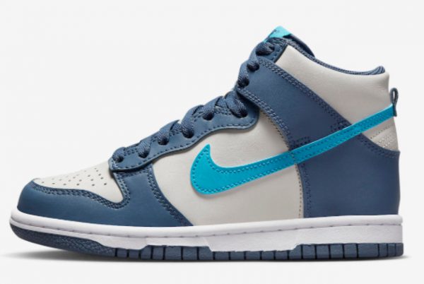 Best Selling 2022 Nike Dunk High GS Bone Blue White DB2179-006