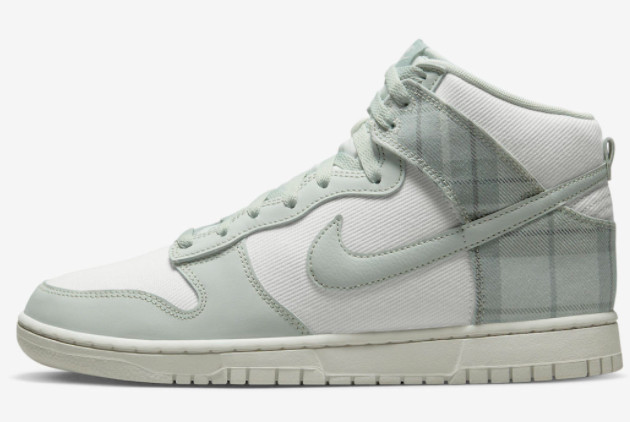 Best Selling Nike Dunk High “Plaid” Skateboard Shoes DV0826-100