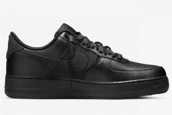 Discount 2022 Slam Jam x Nike Air Force 1 Low Black/Off Noir DX5590-001-1