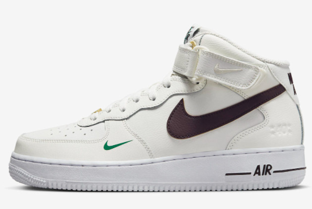 Discount Nike Air Force 1 Mid Sail/Brown Basalt-Malachite-White DR9513-100