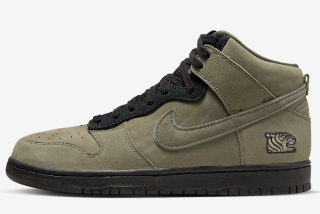 High Quality 2022 SoulGoods x Nike Dunk High Military Green/Black DR1415-200