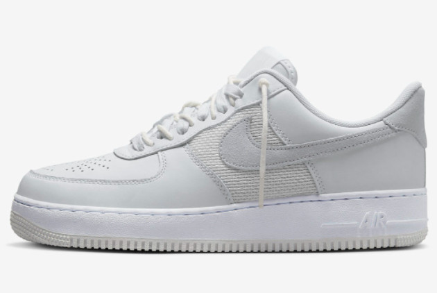 Hot Sale 2022 Slam Jam x Nike Air Force 1 Low White/White DX5590-100