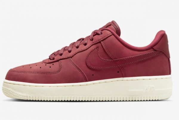 New Release 2022 Nike Air Force 1 ’07 PRM Burgundy Red DR9503-600