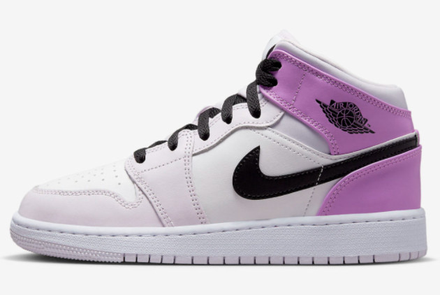 Nike Air Jordan 1 Mid GS “Barely Grape” Basketball Shoes DQ8423-501