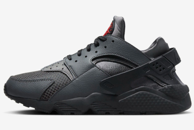 2023 Nike Air Huarache Black/Red Running Shoes FD0665-001