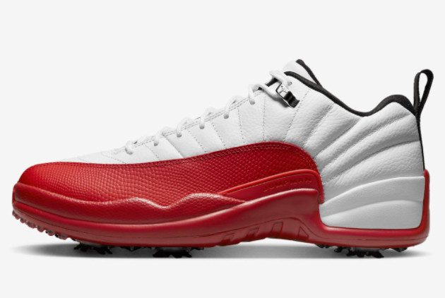 Best Selling 2023 Air Jordan 12 Low Golf “Cherry” Basketball Shoes DH4120-161