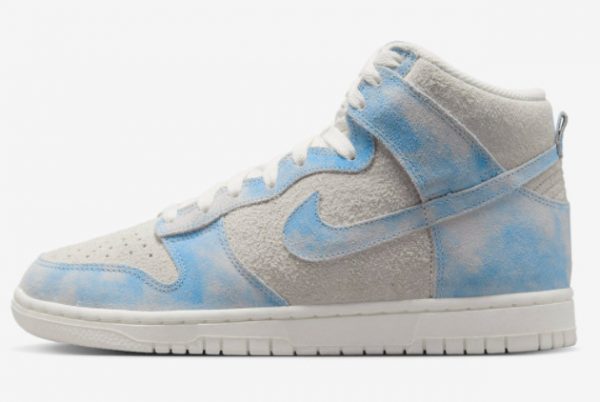 Buy 2023 Nike Dunk High “Clouds” Skateboard Shoes FD0882-400