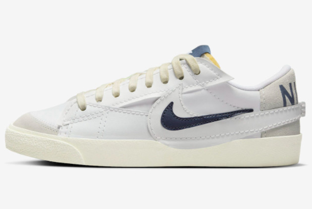 Best Price 2023 Nike Blazer Low Jumbo White/Navy FD0378-121