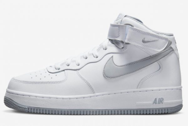 Cheap Sale 2023 Nike Air Force 1 Mid White/Grey DV0806-100