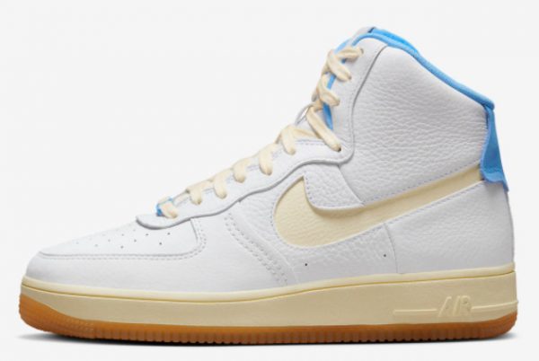 New Sale 2022 Nike Air Force 1 High Sculpt White/Sail-University Blue FD9868-100