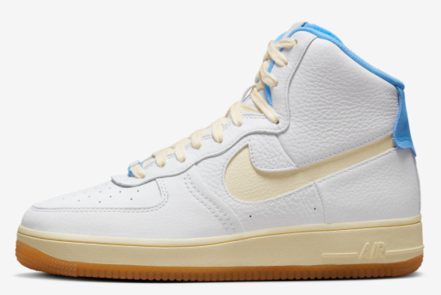 New Sale 2022 Nike Air Force 1 High Sculpt White/Sail-University Blue FD9868-100