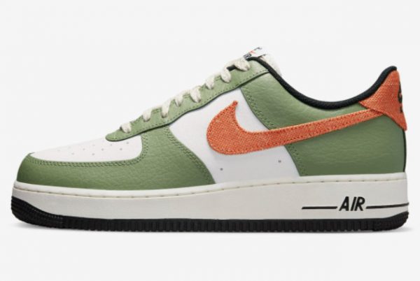 Shop 2023 Nike Air Force 1 Low “Oil Green” Unisex Sneakers FD0758-386