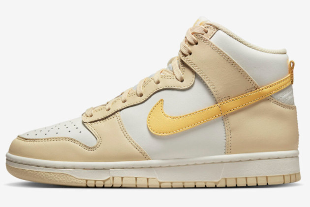 2023 Nike Dunk High WMNS “Pale Vanilla” Skateboard Shoes DD1869-201