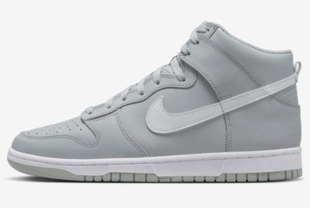 Discount 2023 Nike Dunk High “Wolf Grey” Skateboard Shoes DV0828-001