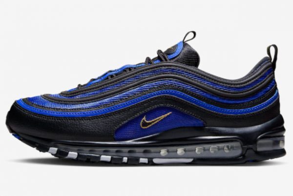 Fashion 2023 Nike Air Max 97 “Black/Royal” Lifestyle Shoes FN3408-001