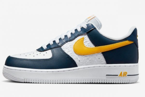 Hot Sale 2023 Nike Air Force 1 Low EMB “Dark Obsidian” FJ4209-400