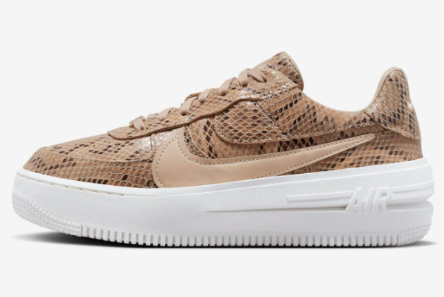 Hot Sale 2023 Nike Air Force 1 PLT.AF.ORM “Snakeskin” FJ4965-200