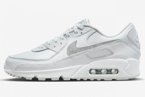 New Release 2023 Nike Air Max 90 White Silver FJ4579-100