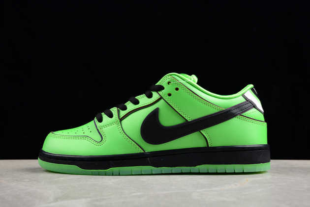 2023 Cheap The Powerpuff Girls x Dunk Low Pro SB QS Buttercup FZ8319-300 Shoes