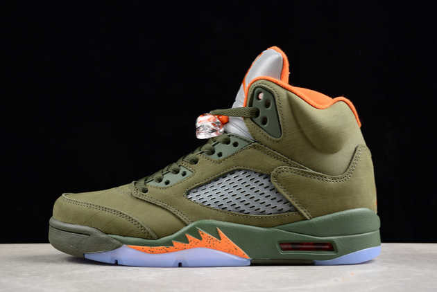 2024 Cheap Air Jordan 5 Retro Olive AJ5 DD0587-308 Basketball Shoes