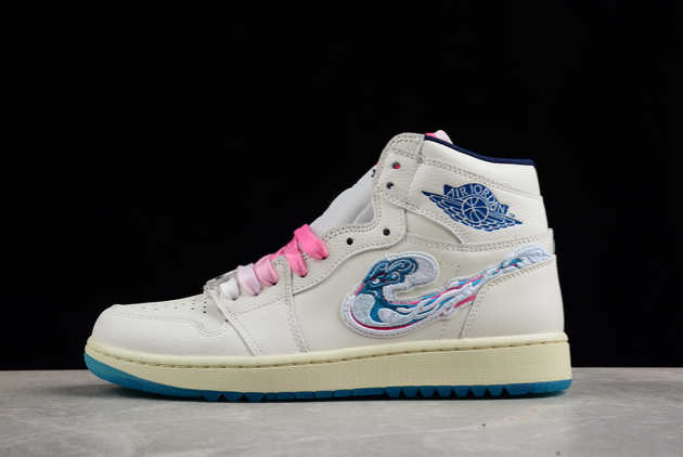 2024 Release Michelle Wie West x Air Jordan 1 High Golf Pebble Beach AJ1 FV3565-100 Basketball Shoes