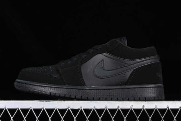 Buy 2023 Air Jordan 1 Retro Low Triple Black 553558-025 Basketball Shoes