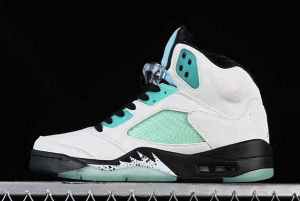 Buy 2023 Air Jordan 5 Island Green AJ5 CN2932-100 Basketball Shoes