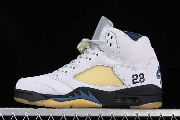 Buy 2023 Latest A Ma Maniere x Air Jordan 5 Photon Dust FZ5758-004 Basketball Shoes