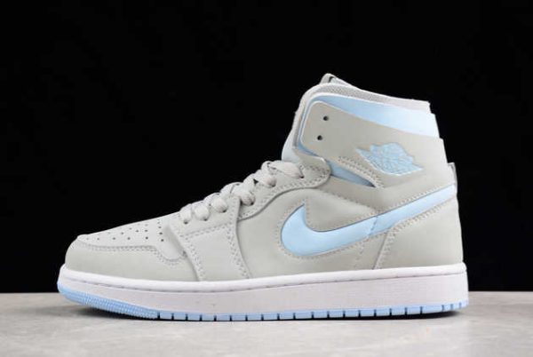 Buy 2023 Latest Air Jordan 1 High Zoom Air CMFT Grey Fog CT0979-004 Basketball Shoes