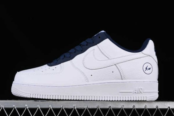 Buy 2023 Latest Fragment design x Nike Air Force 1 '07 Low White Navy TT0801-606 Shoes