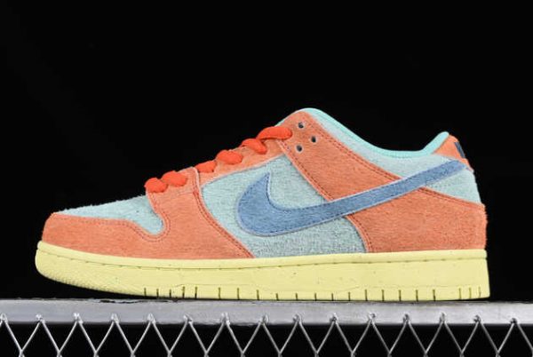 Buy 2023 Latest Nike SB Dunk Low Orange and Emerald Rise DV5429-800 Shoes