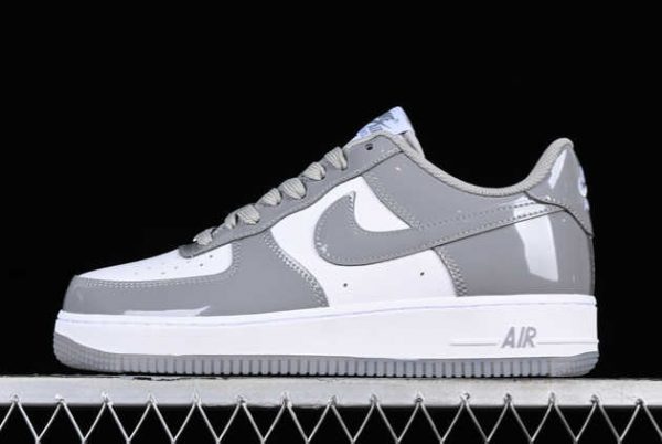 Buy 2023 Nike Air Force 1 Low Grey Patent White HP3656-566 Basketball Shoes