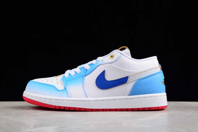 Hot Air Jordan 1 Low White Game Royal Emerald Rise DN8895-141 For Sale