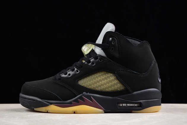 Hot FD1330-001 Air Jordan 5 Retro SP A Ma Maniére Black For Sale